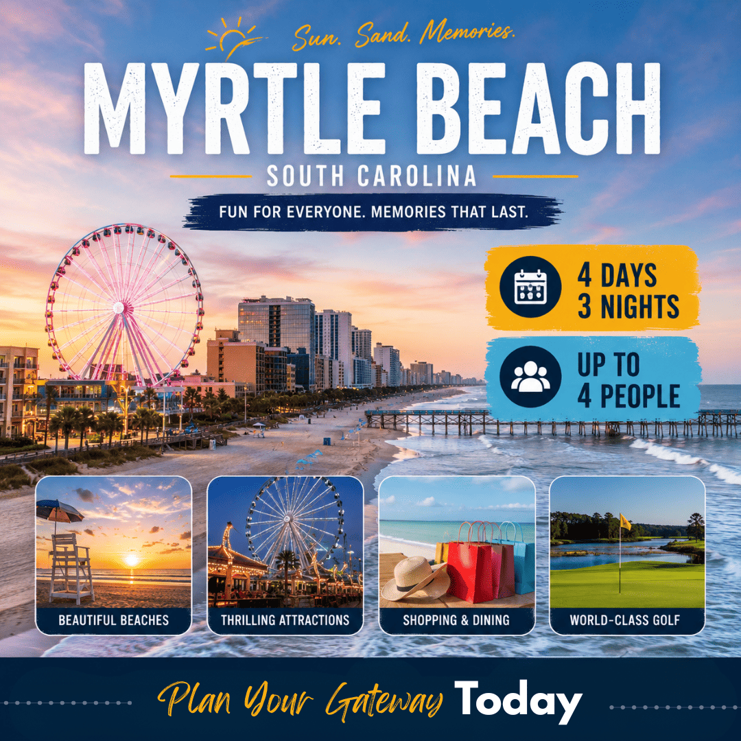 Hampton Inn North Myrtle Beach-Harbourgate — 4D/3N Myrtle Beach, SC